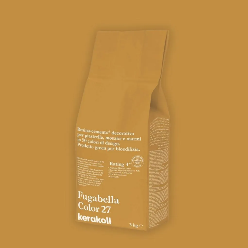 Fugabella Color Grout 27 Mustard 3Kg-Delforno