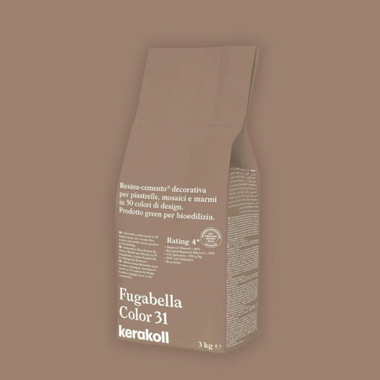 Fugabella Color Grout 31 Pale Umber 3Kg-Delforno