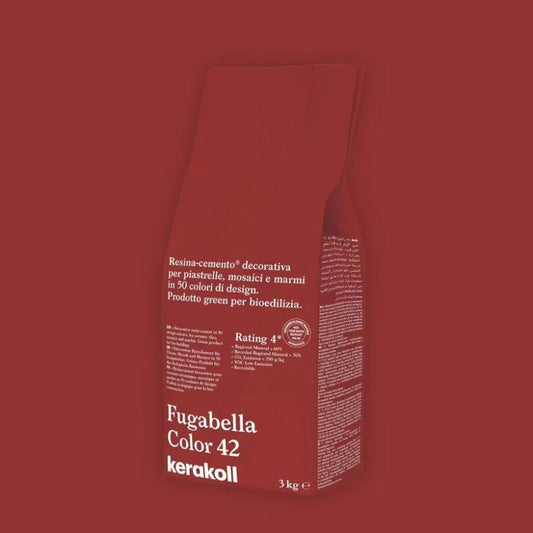 Fugabella Color Grout 42 Venetian Red 3Kg-Delforno