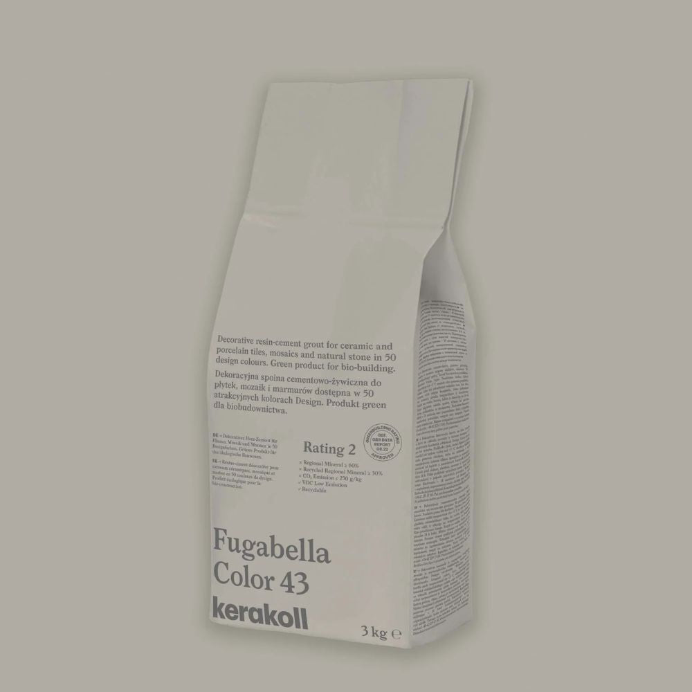Fugabella Color Grout 43 Limestone 3Kg-Delforno