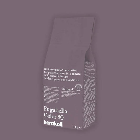 Fugabella Color Grout 50 Eggplant 3Kg-Delforno