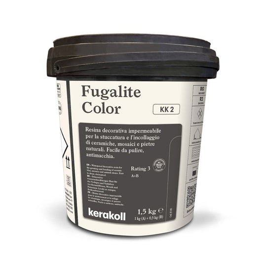 Fugalite Color KK2 Epoxy Tile Grout 1.5Kg-Delforno
