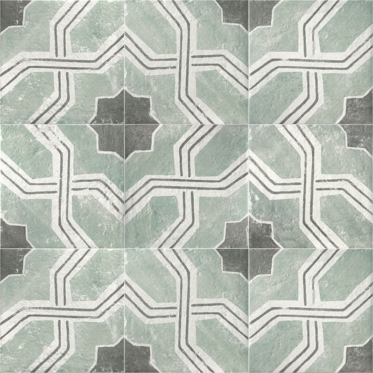 Carino Deco Iberia Porcelain Tile 20 x 20cm-Delforno