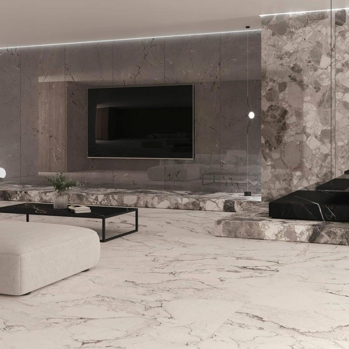 Limbus Iceberg Rectified Porcelain Tile 100 x 100cm-Delforno