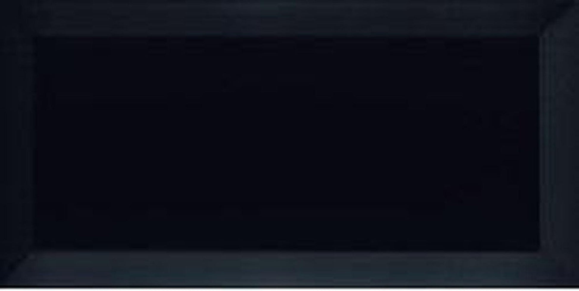 Metro Collection Victorian Black Brillo Porcelain Tile 7.5 x 15cm-Delforno