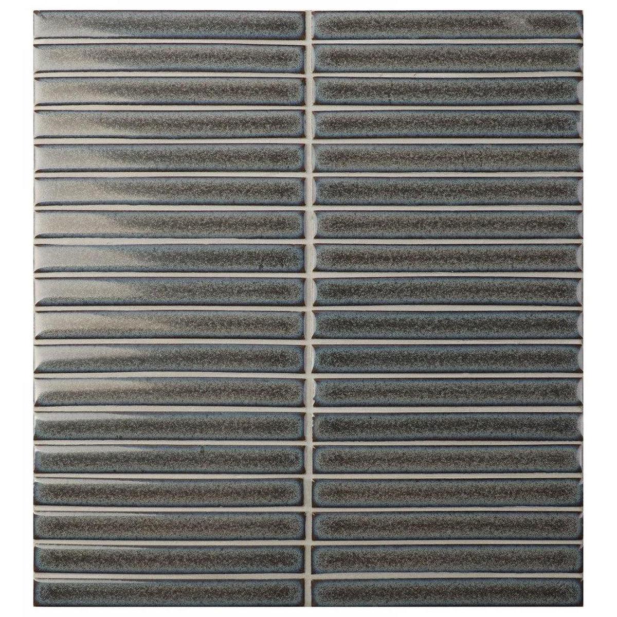 Mosaic Collection: Kit Kat Stormy Grey Gloss Porcelain Tile 30 x 30cm-Delforno Tiles & Timber-Delforno