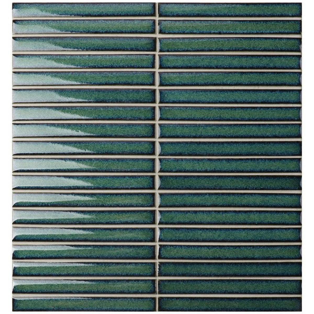 Mosaic Collection: Kit Kat Vintage Teal Gloss Porcelain Tile 30 x 30cm-Delforno Tiles & Timber-Delforno