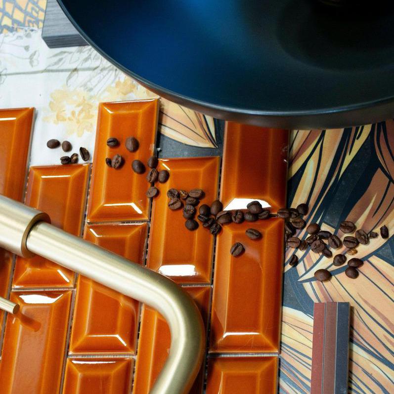 Mosaic Collection Micro Metro Caramel-Delforno