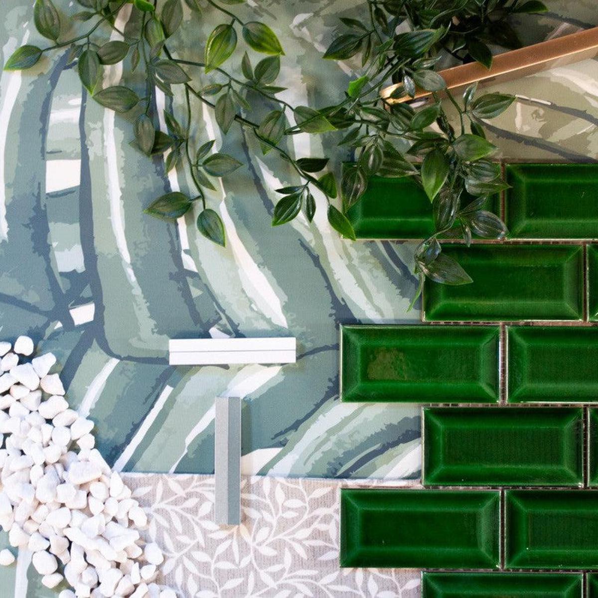 Mosaic Collection Micro Metro Vic Green-Delforno Tiles & Timber-Delforno
