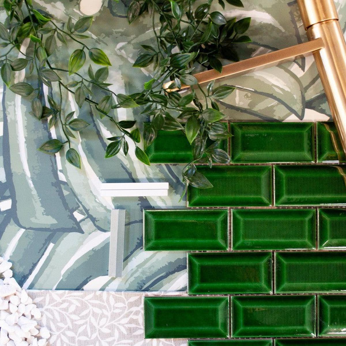 Mosaic Collection Micro Metro Vic Green-Delforno Tiles & Timber-Delforno