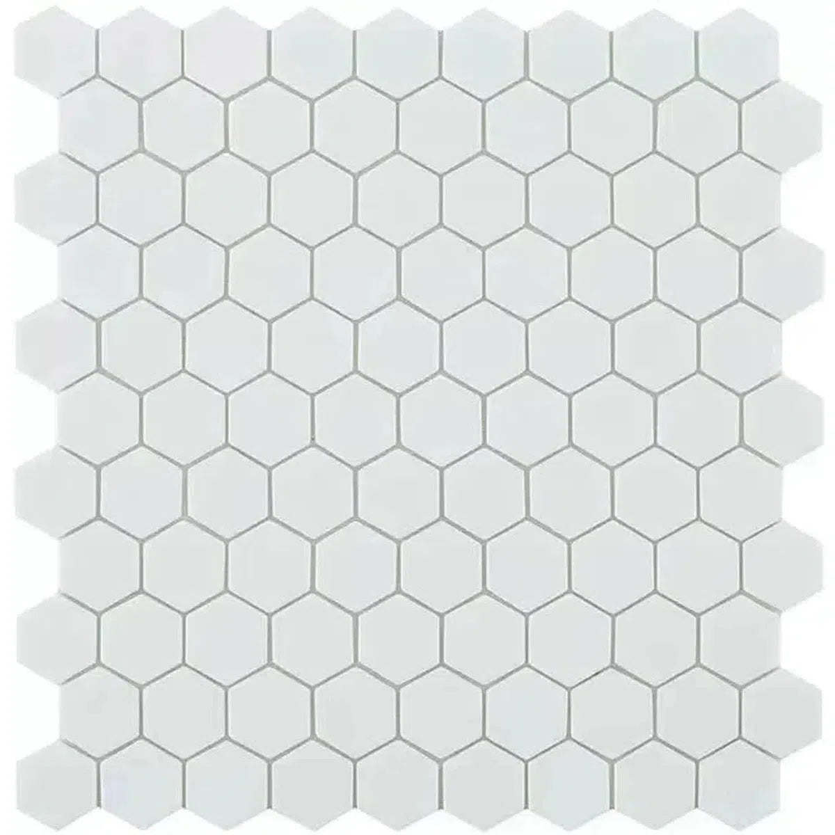Mosaic Collection: White Hex Tile 32 x 31cm-Delforno Tiles & Timber-Delforno