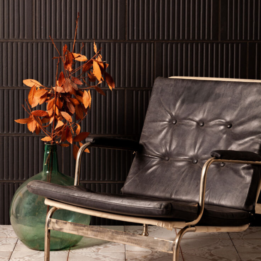 FS Loft Black Ceramic Tile 20 x 40cm-Delforno