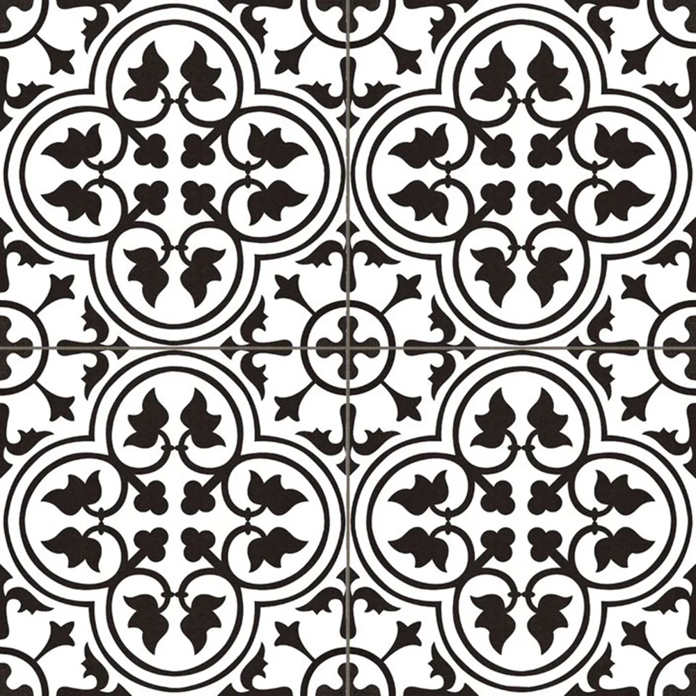 Hampton Black Porcelain Tile 45 x 45cm-Delforno