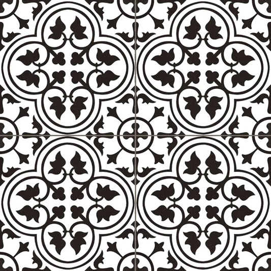 Hampton Black Porcelain Tile 45 x 45cm-Delforno