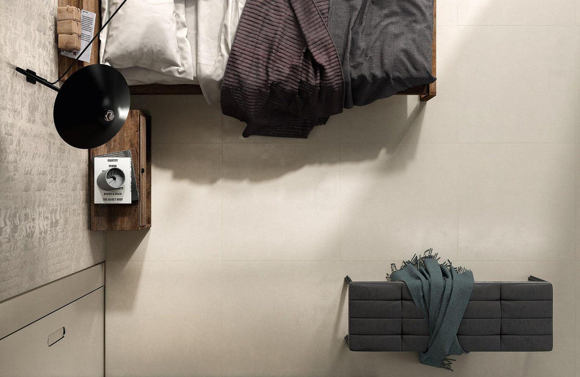 Parisienne Collection Almond Porcelain Tile 80 x 80cm-Delforno