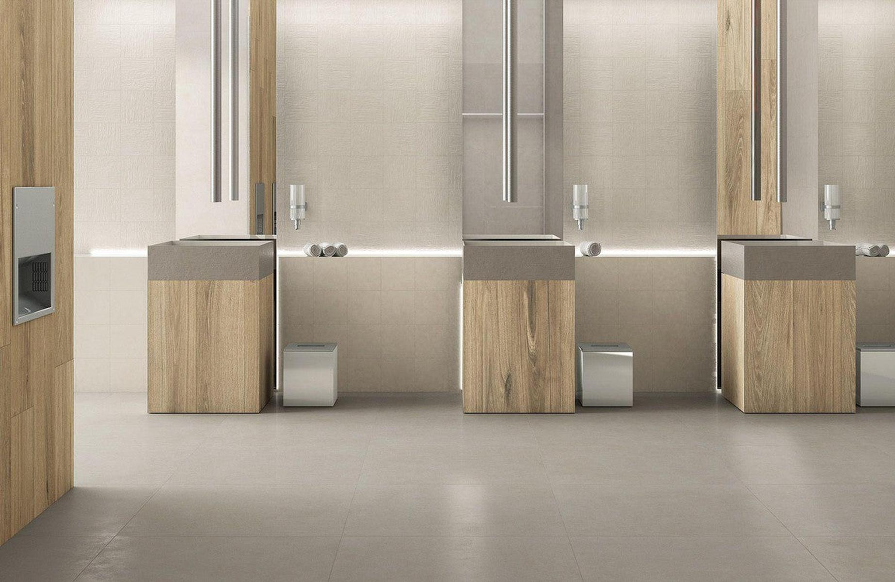 Parisienne Collection Ash Porcelain Tile 80 x 80cm-Delforno
