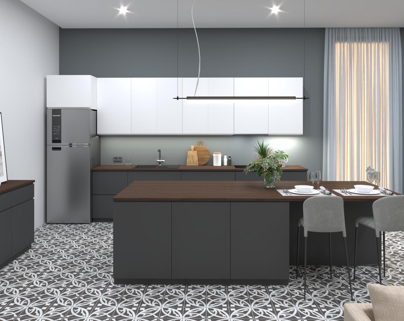 Zelie Black 20 x 20cm-Delforno