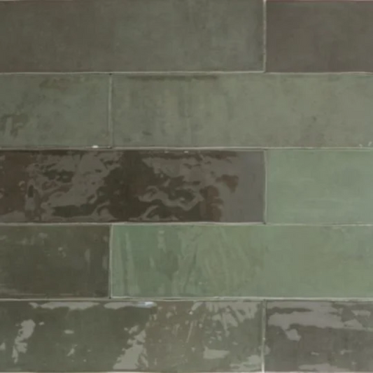 Atelier Emeraude Ceramic Tile 6.2 x 25cm-Delforno