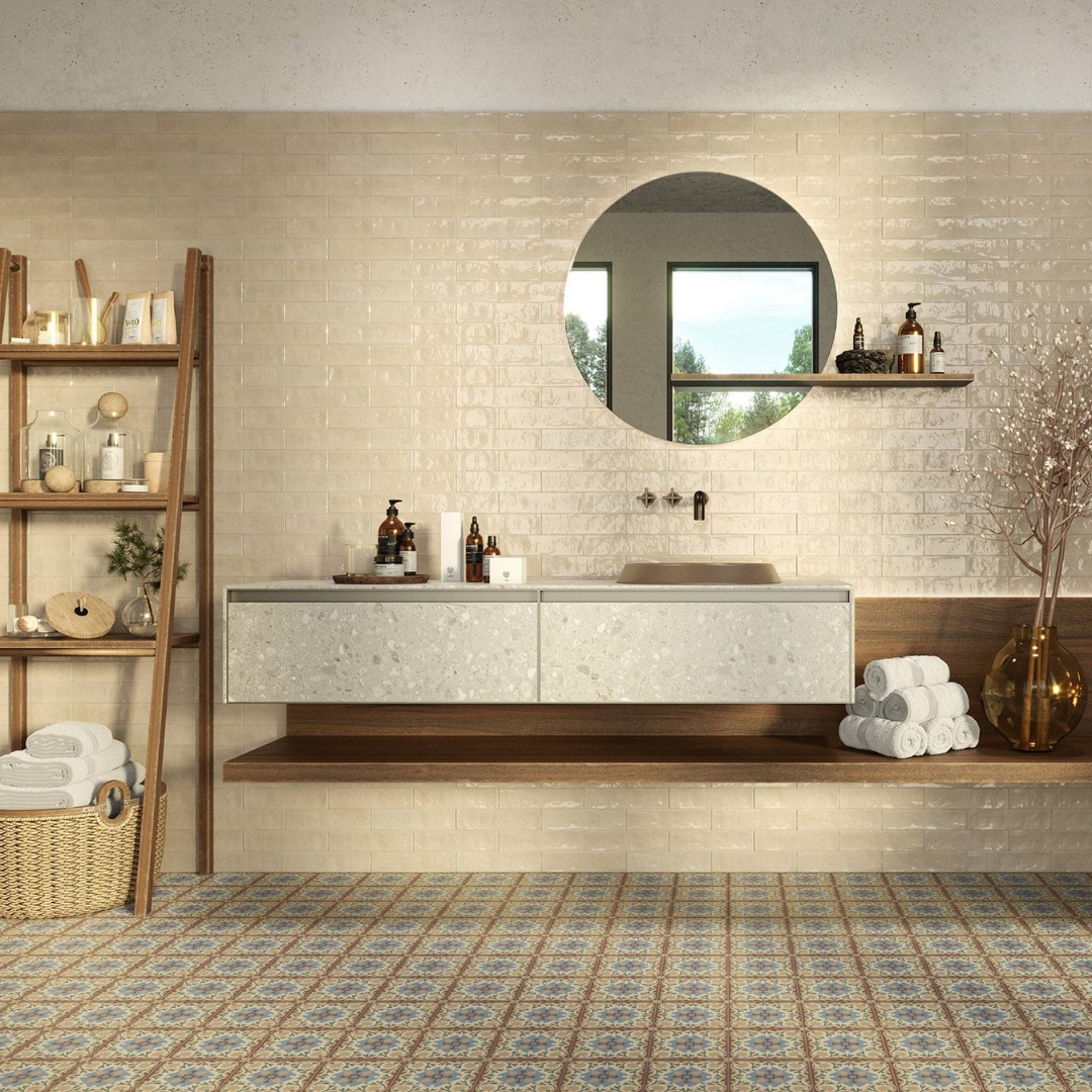 Atelier Taupe Ceramic Tile 6.2 x 25cm