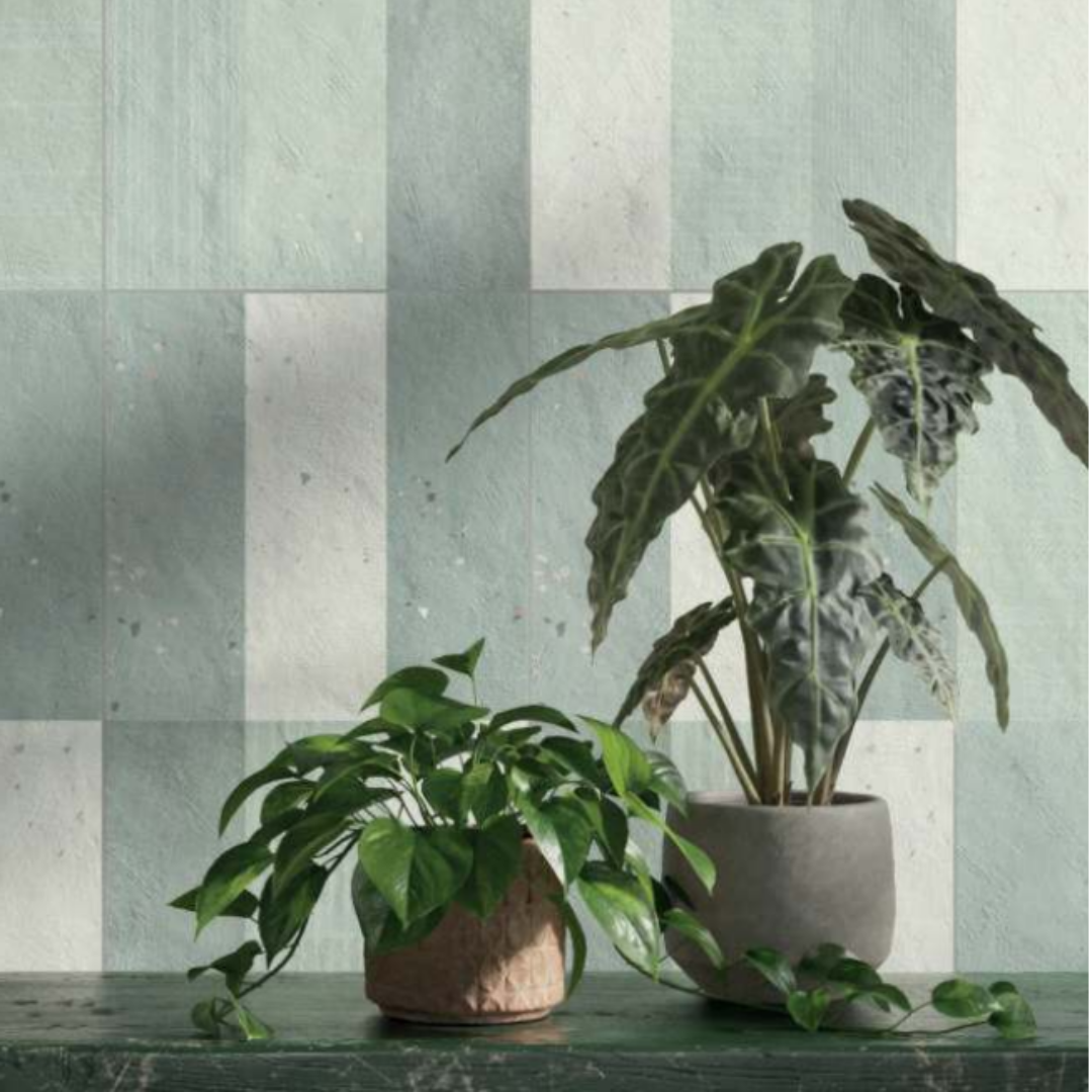 Watercolour Forest Concrete Tile 33 x 100cm-Delforno
