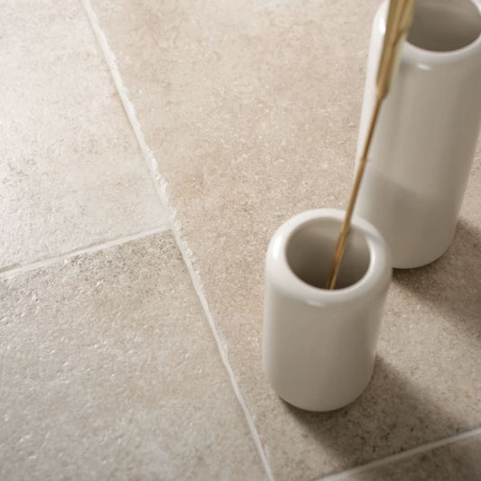 Chateau Pierre de Montignac Light Porcelain Tile 60 x 90cm-Delforno