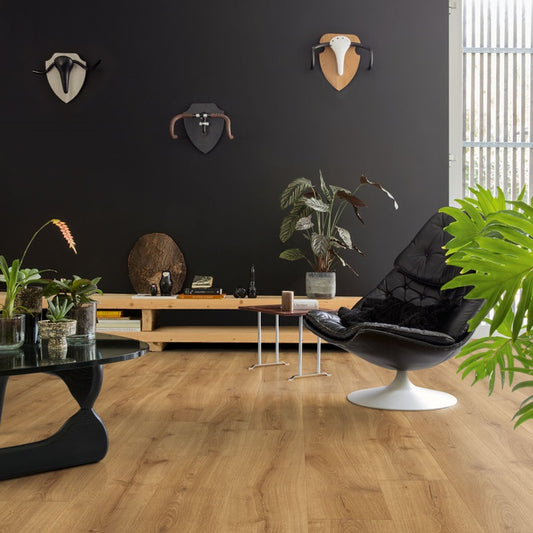 Desert Oak Warm Natural Laminate Wooden Flooring 24 x 205cm-Delforno
