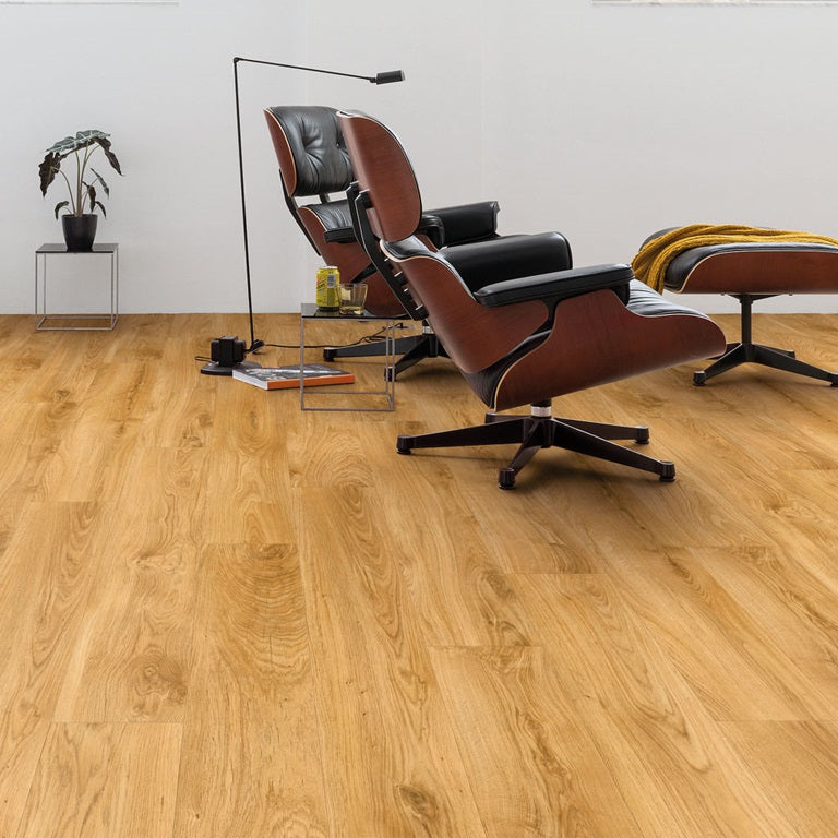 Classic Oak Natural Rigid LVT Flooring 18.90 x 125.10cm-Delforno