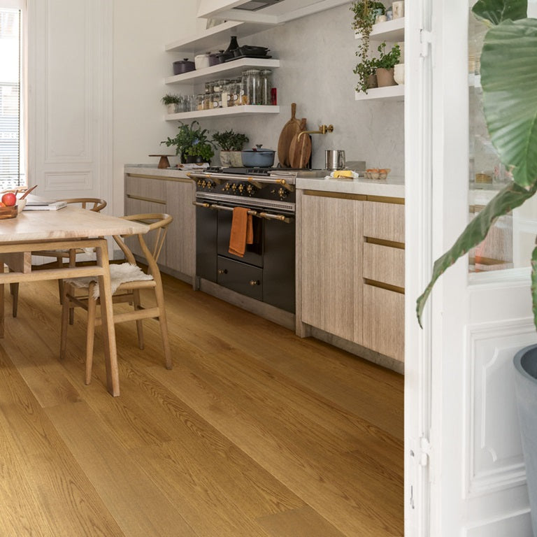 Toffee Brown Oak Extra Matt Laminate Wooden Flooring 19 x 182cm-Delforno