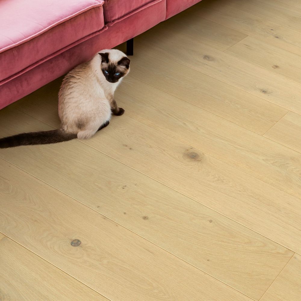 Pearl White Oak Extra Matt Engineered Hardwood Flooring 22 x 220cm-Delforno