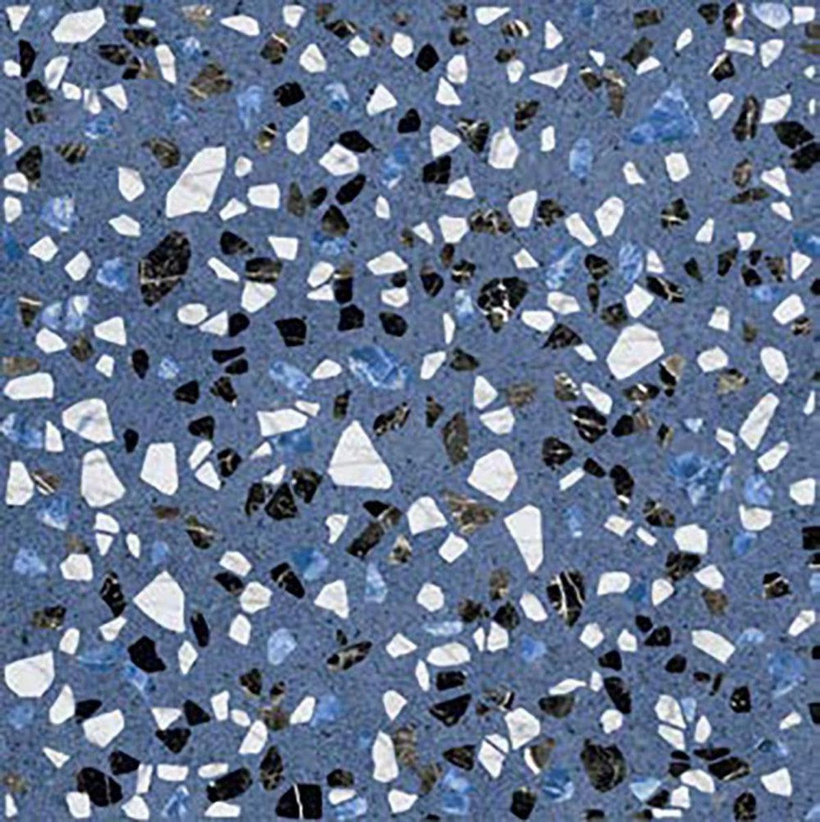 Terrazzo Collection Arezzo Blue Porcelain Tile 20 x 20cm-Delforno Tiles & Timber-Delforno