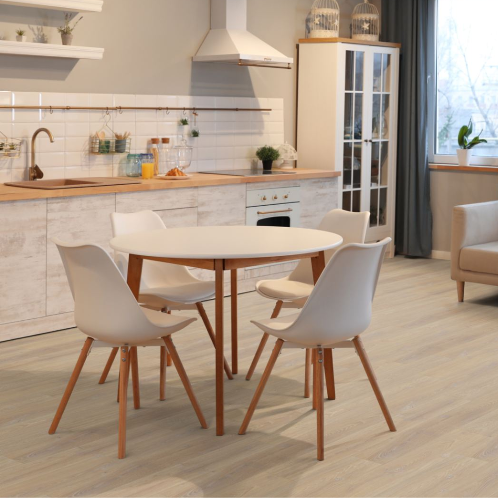 Desert Oak Laminate Wooden Flooring 19.6 x 121.5cm-Delforno