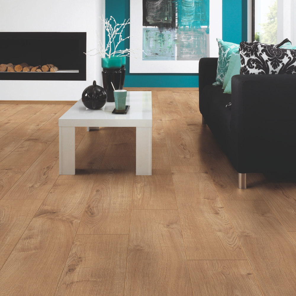 Sherwood Oak Laminate Wooden Flooring 19.20 x 128.50cm-Delforno
