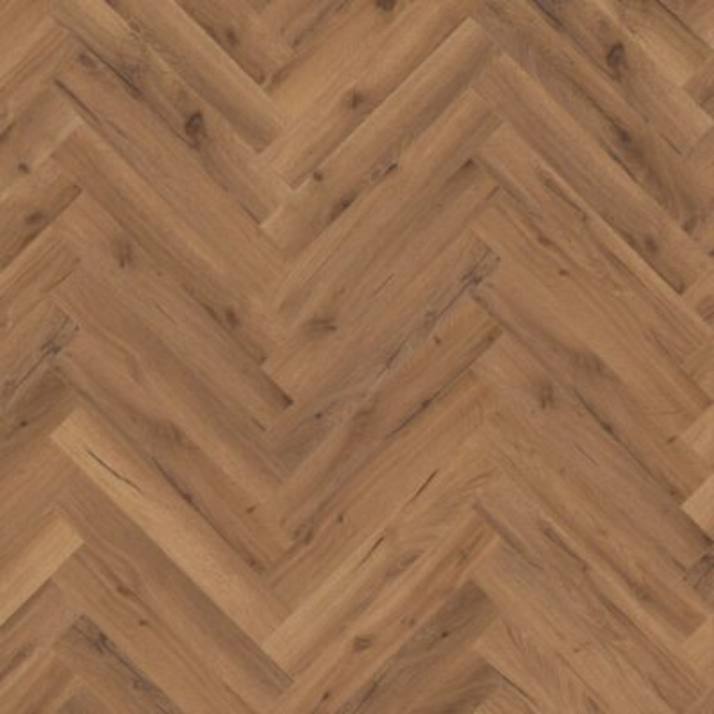 Oak Robust Fumed Herringbone Laminate Wooden Flooring 10 x 60cm-Delforno
