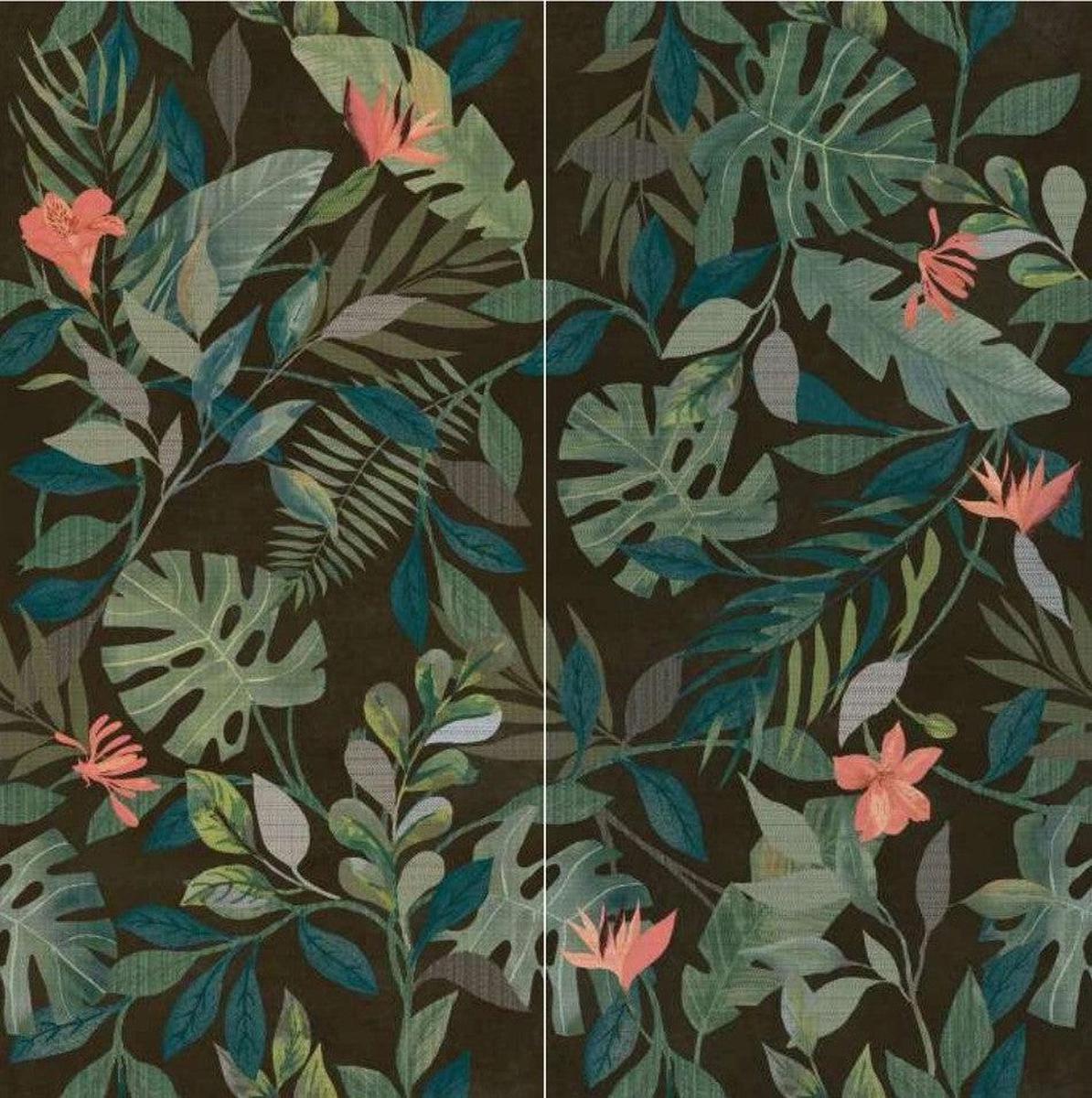 Wonderwall Botanicals Tiffany Pattern Porcelain Tiles 120 x 60cm-Delforno-Delforno