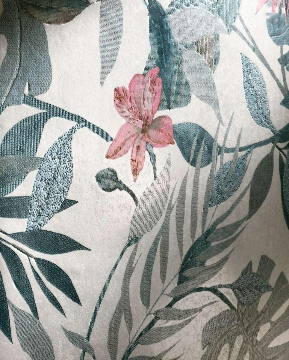 Wonderwall Botanicals Tiffany White Pattern Porcelain Tiles 120 x 60cm-Delforno