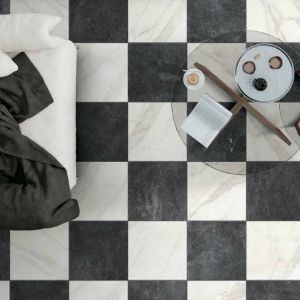 Panarea Black Porcelain Tile 30 x 30cm