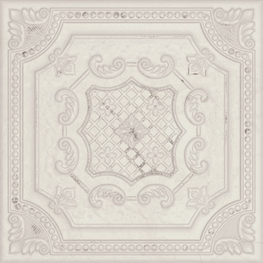 Gatsby White Tin Ceramic Tile 20.1 x 20.1cm