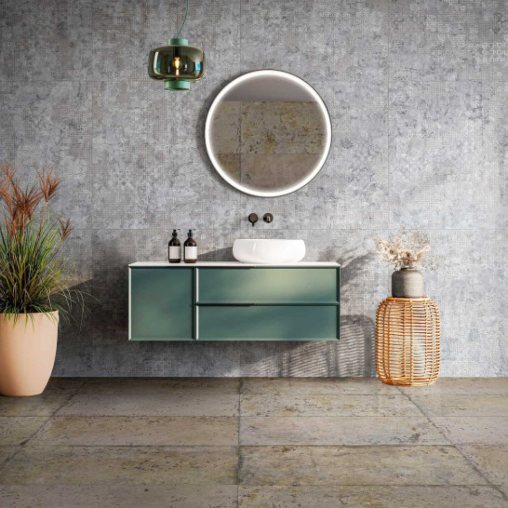 Rug Grey Natural Porcelain Tile 50 x 100cm-Delforno