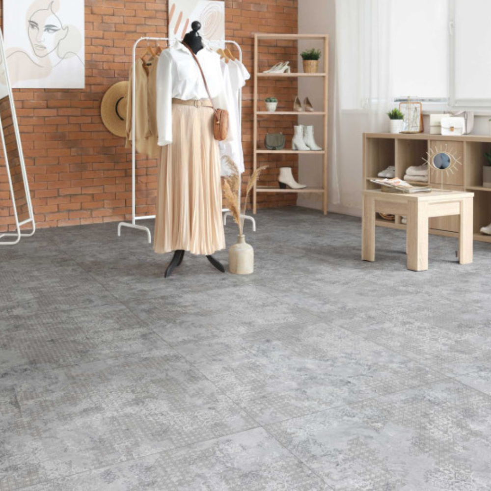 Rug Grey Natural Porcelain Tile 50 x 100cm-Delforno