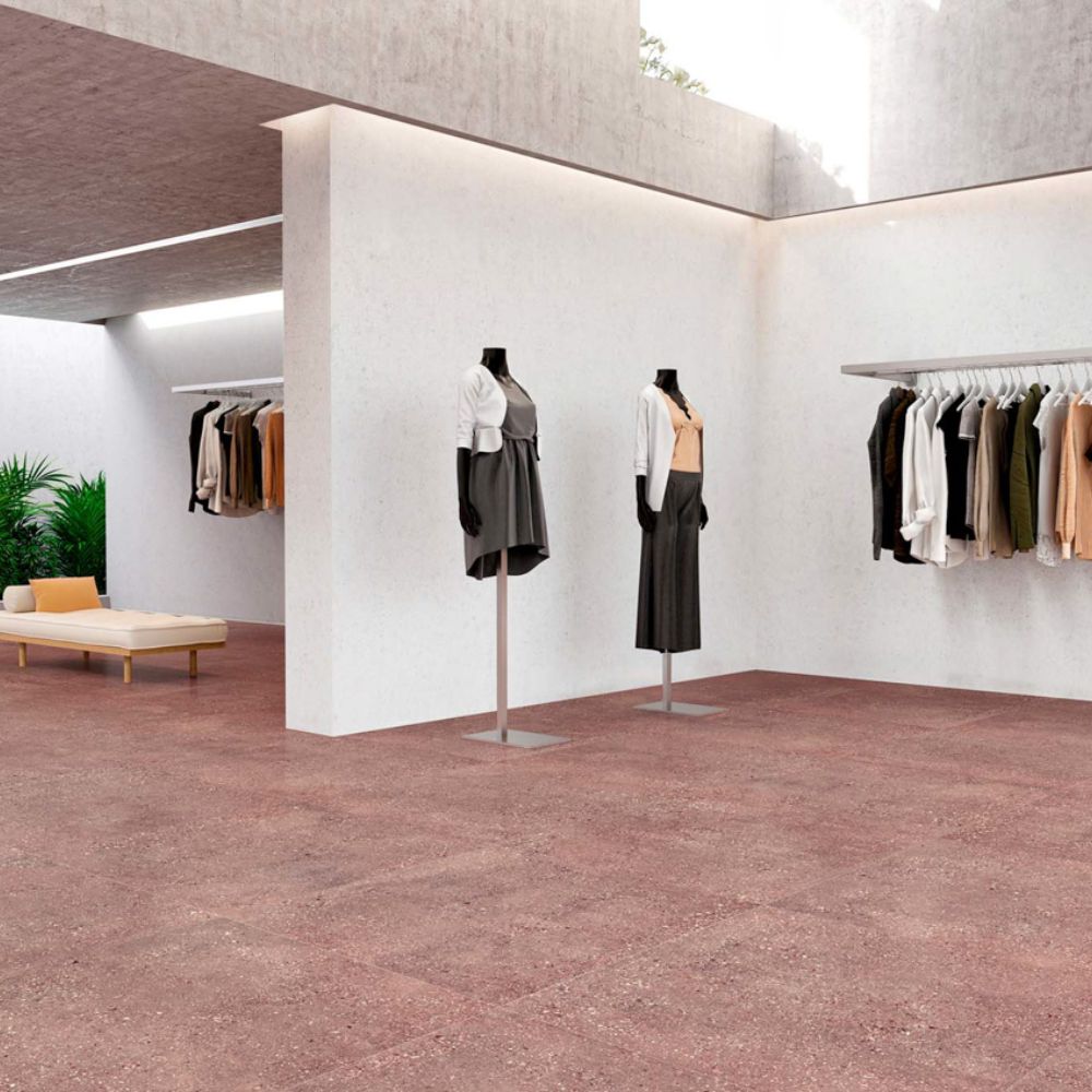 Wind Red Natural Porcelain Tile 60 x 60cm-Delforno