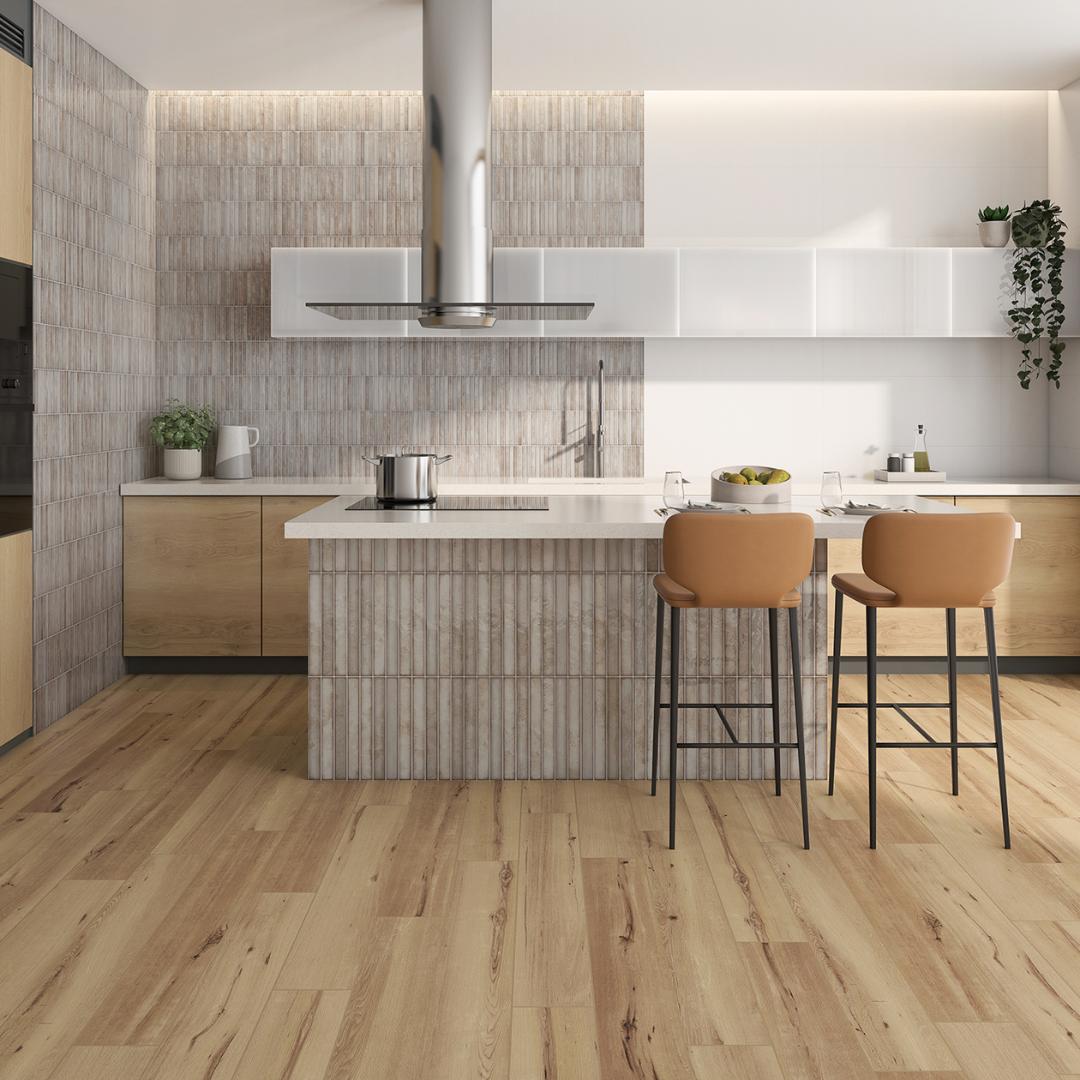 Pencil Raku Grey Ceramic Tile 35 x 35cm-Delforno