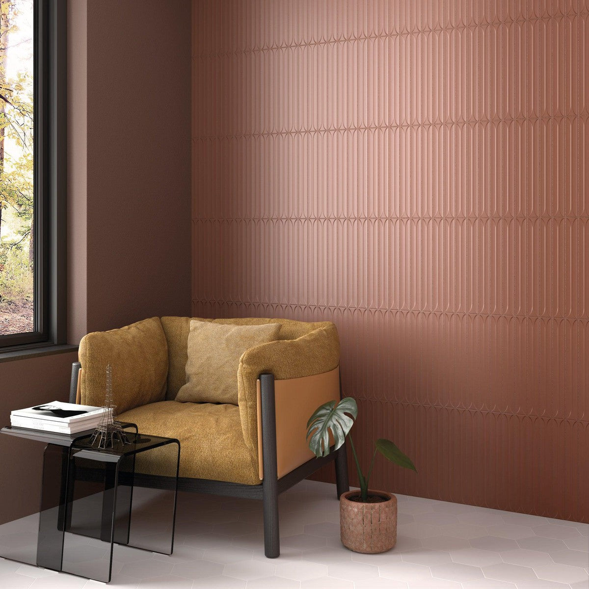 Architectural Format Hopp Terra Bro Decor Matt Tile 5x40cm-Delforno-Delforno