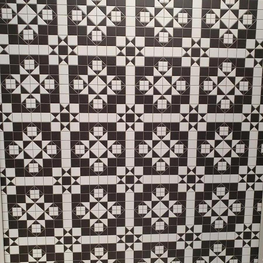 Arrow Black Ceramic Tile 31.6 x 31.6cm-Delforno Tiles & Timber-Delforno