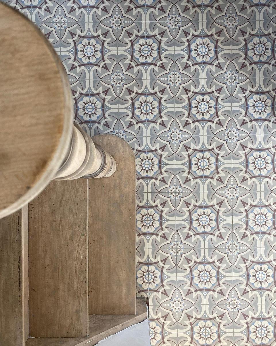 Authentic Pattern Basil Porcelain Tile 15 x 15cm-Delforno Tiles & Timber-Delforno