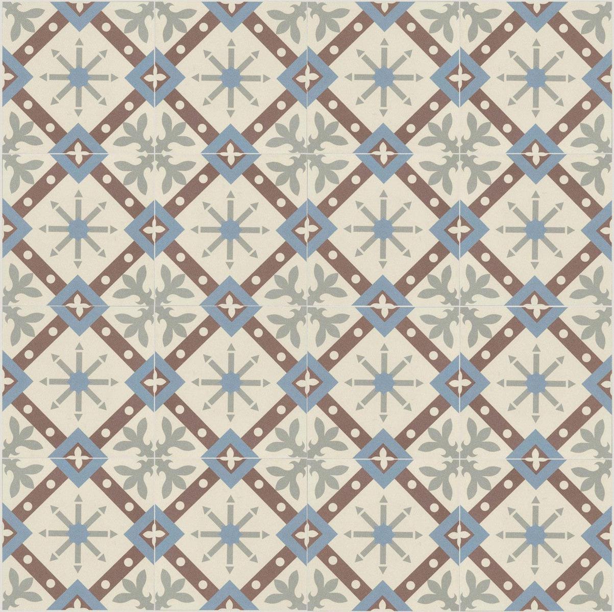 Authentic Pattern Charles Porcelain Tile 15 x 15cm-Delforno Tiles & Timber-Delforno