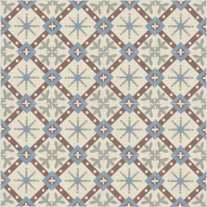 Authentic Pattern Charles Porcelain Tile 15 x 15cm-Delforno Tiles & Timber-Delforno