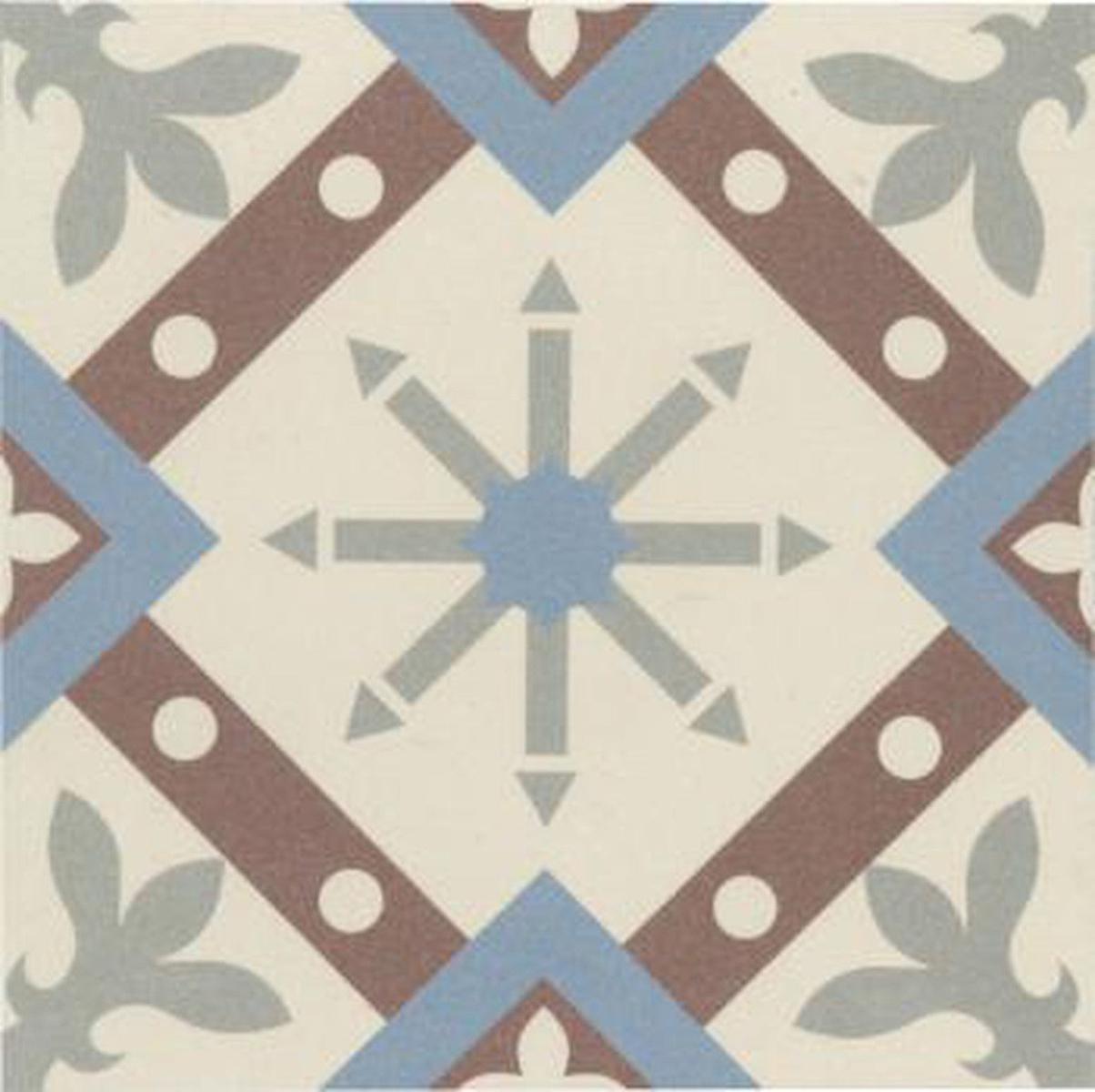 Authentic Pattern Charles Porcelain Tile 15 x 15cm-Delforno Tiles & Timber-Delforno