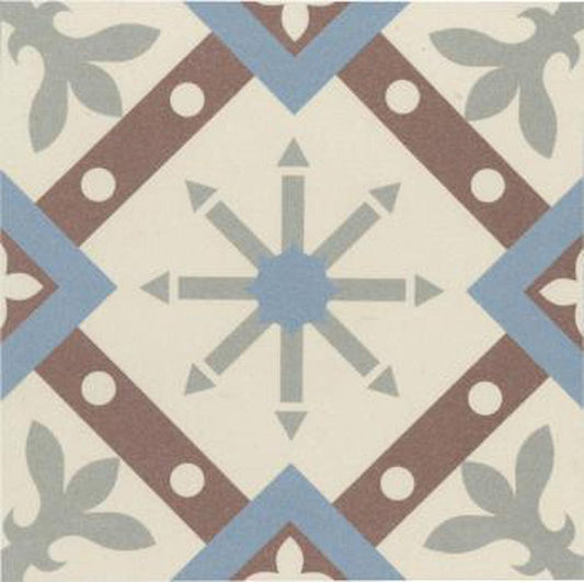 Authentic Pattern Charles Porcelain Tile 15 x 15cm-Delforno Tiles & Timber-Delforno
