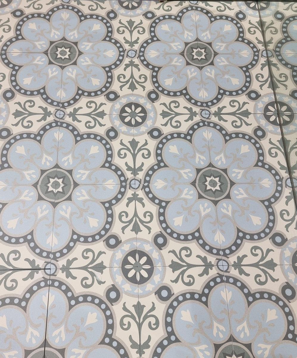 Authentic Pattern Lisette Porcelain Tile 15 x 15cm-Delforno Tiles & Timber-Delforno