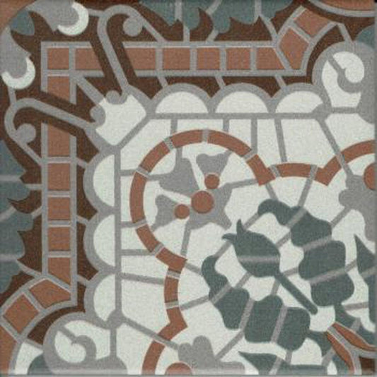 Authentic Pattern Moran Porcelain Tile 15 x 15cm-Delforno Tiles & Timber-Delforno